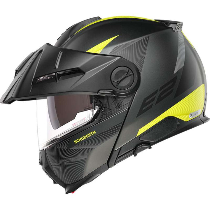 Casque modulable Schuberth E2 DEFENDER YELLOW