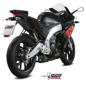 Silencieux Mivv DELTA RACE Inox Noir (A.011.LDRB) Aprilia RS4 125 Silencieux Mivv DELTA RACE Inox Noir (A.011.LDRB) Aprilia RS4 125
