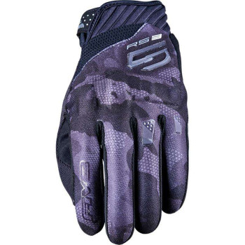 Five RS3 EVO GRAPHICS Camo Black Gloves