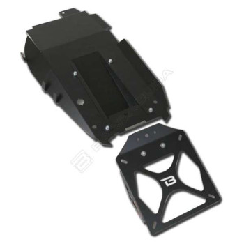 Plate bracket + PDR Barracuda Honda 600 HORNET 03-06