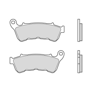 Plaquettes de frein moto sinter Brembo 07HD22SA 