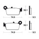 Plaquettes de frein cross racing Bendix MOR104