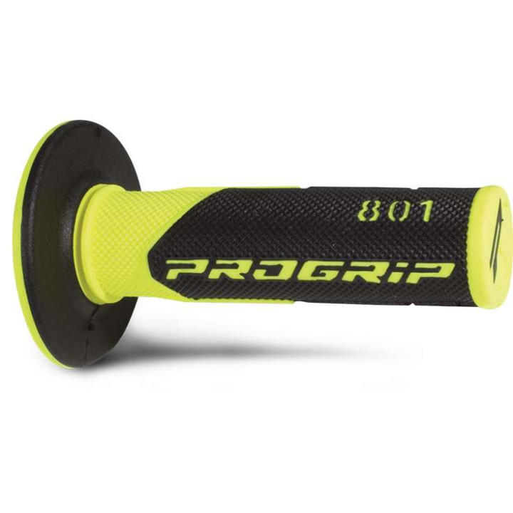 Poignées moto cross ProGrip 801 (base fluo)