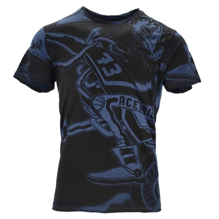Tee-shirt Acerbis SP CLUB SKILL Bleu