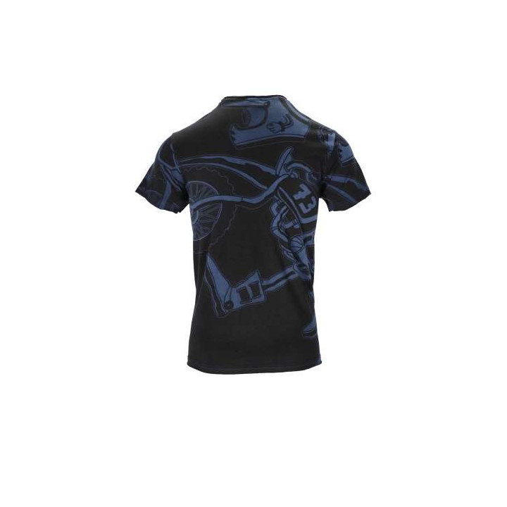 Tee-shirt Acerbis SP CLUB SKILL Bleu