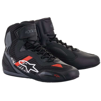 Baskets Alpinestars FASTER-3 RIDEKNIT Noir / Gris / Rouge Baskets Alpinestars FASTER-3 RIDEKNIT Noir / Gris / Rouge