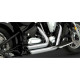 Échappement Vance & Hines SHORTSHOTS chromé Yamaha 1600/1700 Roadstar