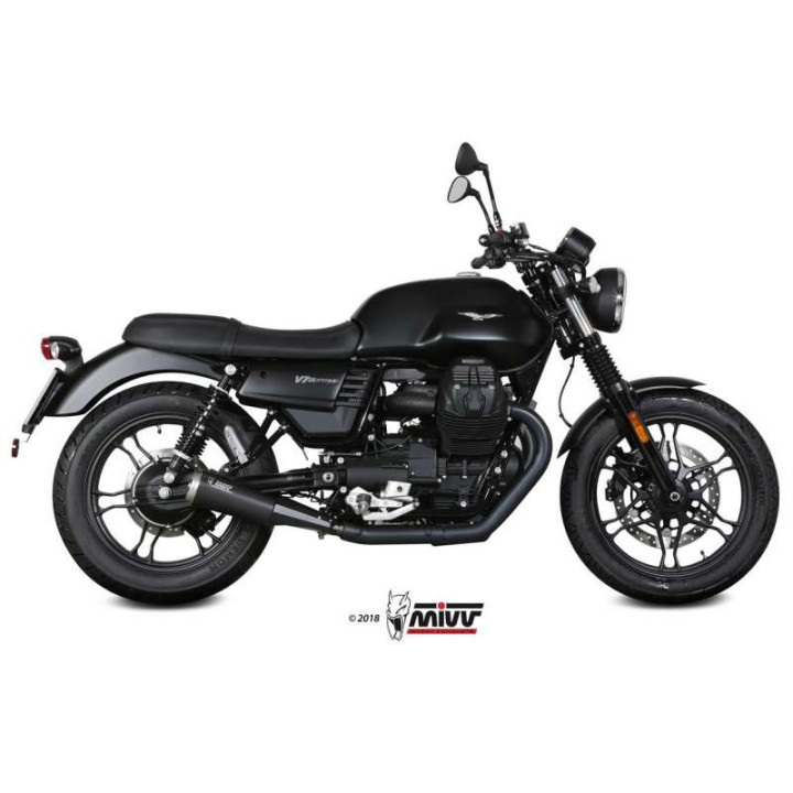 Silencieux Mivv GHIBLI S Black (M.012.LGB) Moto Guzzi V7 III