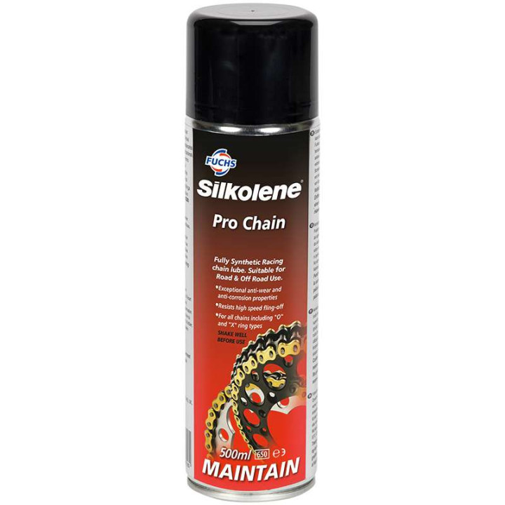 Lubrifiant chaîne Silkolene Pro Chain 500ml