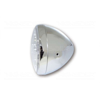 7-inch LED motorcycle headlight HIGHSIDER VOYAGE CHROME (side mount)