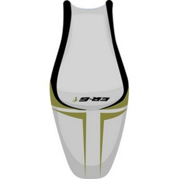 Housse de selle Bagster (2170D) Gris Clair/Or/Noir/Lettres Noires Kawasaki ER-6F 06 Housse de selle Bagster (2170D) Gris Clair/Or/Noir/Lettres Noires Kawasaki ER-6F 06