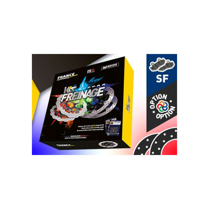 Kit freinage avant FE disques ronds + plaquettes AP Racing Yamaha TÉNÉRÉ 700