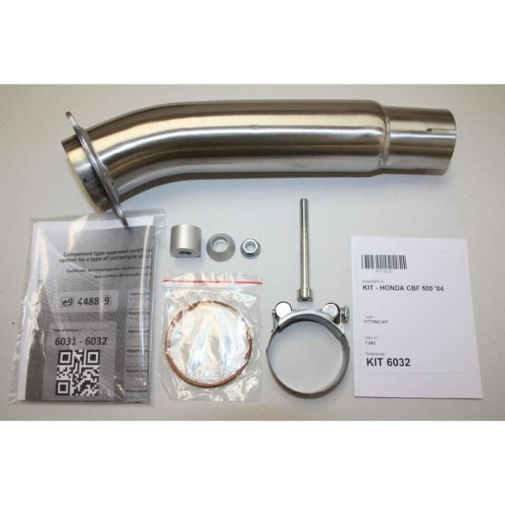 Silencieux homologué Ixil SOVE inox (OH6032VSE) Honda CBF500