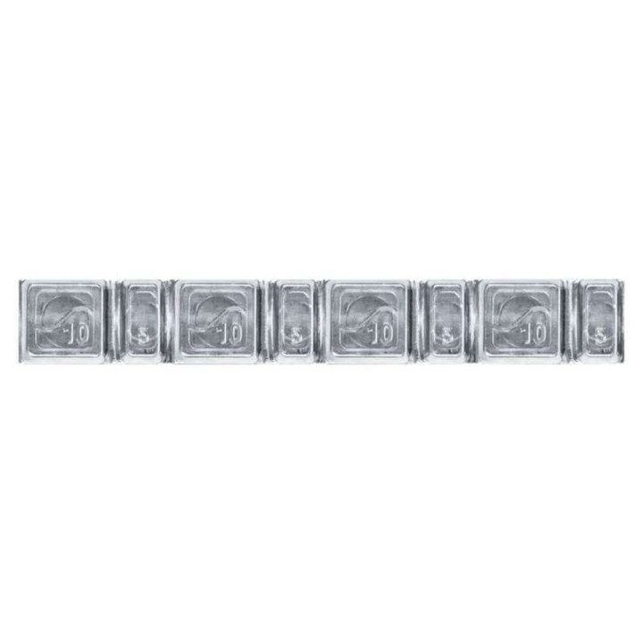 Masses d'équilibrage adhésives en plomb (argent) 50x60grs