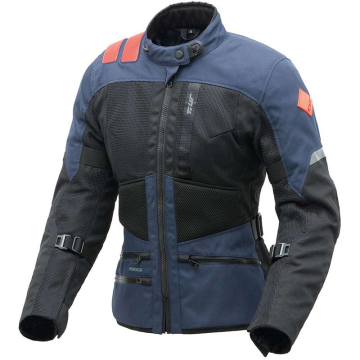 Women's T.UR TRANSFER HYDROSCUD Lady Black/Blue motorcycle jacket Women's T.UR TRANSFER HYDROSCUD Lady Black/Blue motorcycle jacket