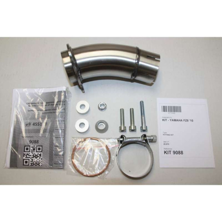 Silencieux homologué Ixil SOVE inox (OY9088VSE) Yamaha FZ8 N/Fazer