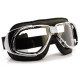 Nannini RIDER vintage sunglasses Black/Chrome, clear lenses
