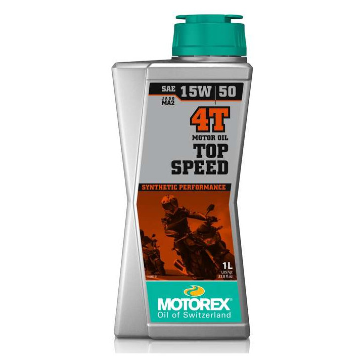Huile moteur Motorex Top Speed 4T 15w50 1 litre