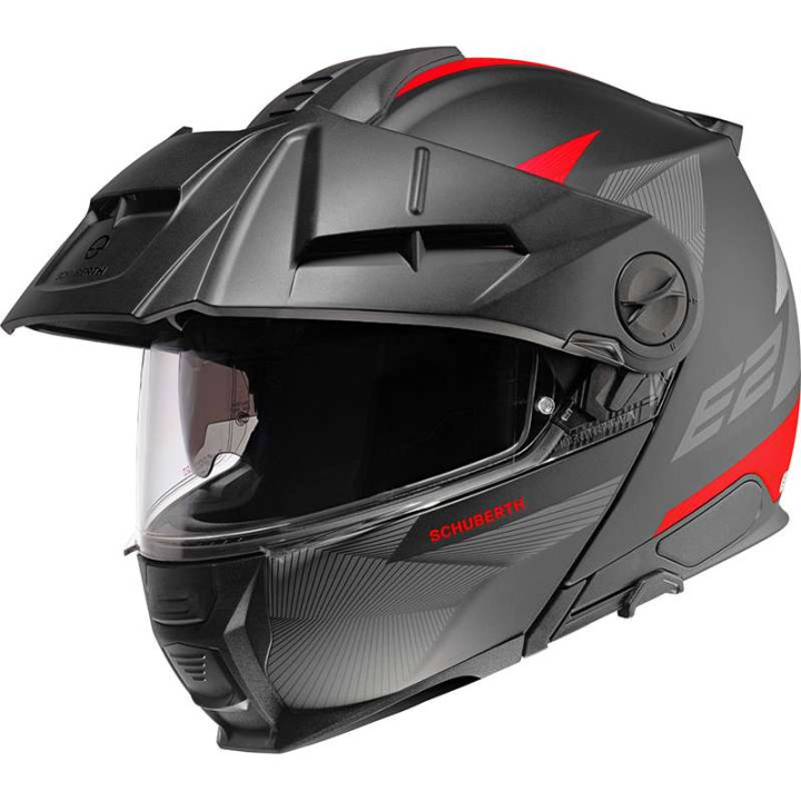 Casque modulable Schuberth E2 DEFENDER RED Casque modulable Schuberth E2 DEFENDER RED
