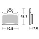 Brake pads sinter BRAKING 949CM44