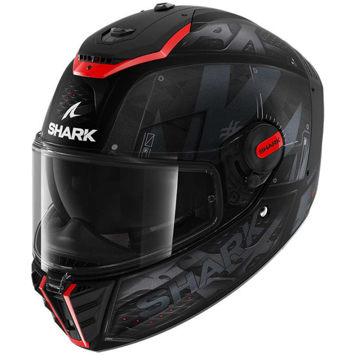 Shark SPARTAN RS STINGREY MAT motorcycle helmet Black/Red