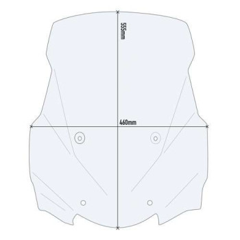 Bulle incolore Givi (D5138ST) BMW S1000XR