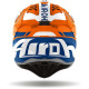 Casque moto cross Airoh AVIATOR 3 SPIN ORANGE