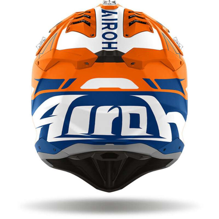 Casque moto cross Airoh AVIATOR 3 SPIN ORANGE