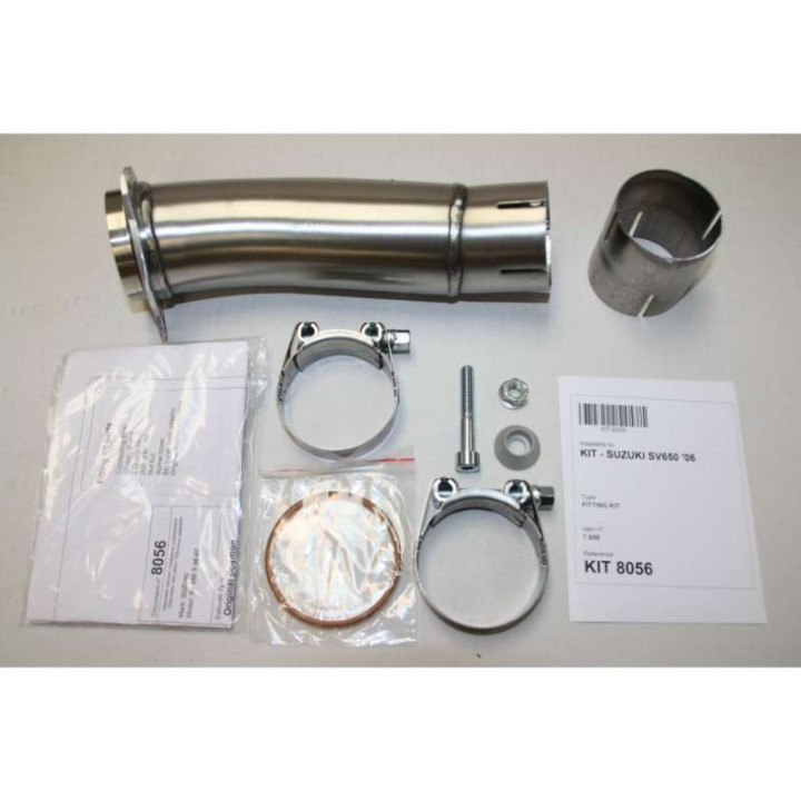 Silencieux homologué Ixil SOVE inox (OS8056VSE) Suzuki SV650 S 06-12