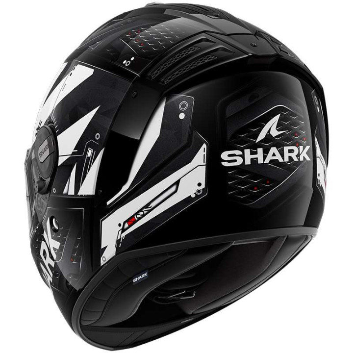 Casque moto Shark SPARTAN RS STINGREY Noir/Blanc
