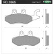 Plaquettes de frein organique Newfren FD0365BE