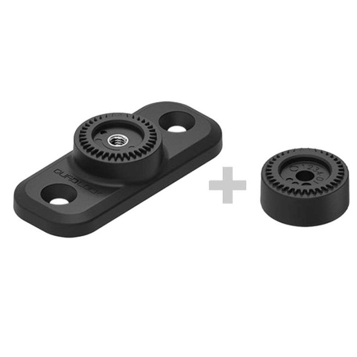 Base Quad Lock 360 Rectangle flat 2 holes