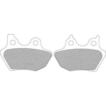 Plaquettes de frein sinter Drag Spec FAD400HH Harley BIG TWINS 00-07 V-ROD 02-05