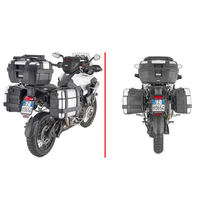 Support valises Givi MONOKEY (PLO6423MK) Triumph TIGER 1200 GT Explorer Support valises Givi MONOKEY (PLO6423MK) Triumph TIGER 1200 GT Explorer