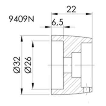 Embouts de guidon Puig THRUSTER (21294N) Yamaha T-MAX 560 22-
