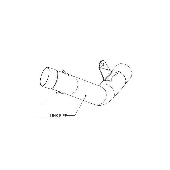 Raccord Akrapovic Inox BMW S1000R/S1000RR (L-B10R1)