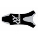 Housse de selle Bagster (2075H) Noir/Argent/Lettres Argent Honda CBR1100 XX 01-02