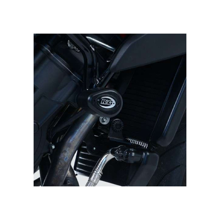 Tampons de protection R&G AERO MV Agusta Brutale 800RR ABS/Dragster 800/Turismo Veloce 800 (CP0454BL)