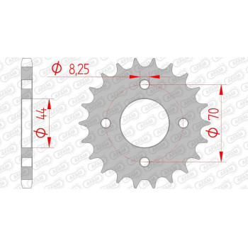 Couronne acier AFAM 22 dents pas 520 type 14110 Kawasaki KFX 80 Couronne acier AFAM 22 dents pas 520 type 14110 Kawasaki KFX 80