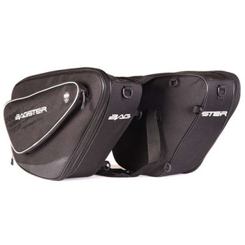 Sacoches cavalières Bagster RIVAL 20-30 litres Noir Sacoches cavalières Bagster RIVAL 20-30 litres Noir