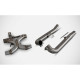 Raccord décatalysé ZARD INOX Triumph SPEED TWIN 21-