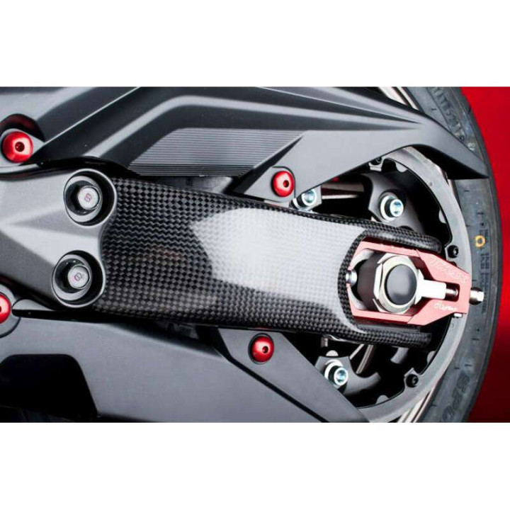 Protection bras oscillant Lightech Carbone brillant Yamaha T-MAX 530