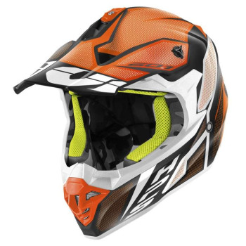 Casque moto cross Givi 60.1 INVERT Noir/Orange