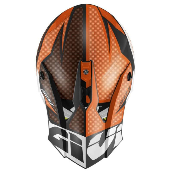 Casque moto cross Givi 60.1 INVERT Noir/Orange