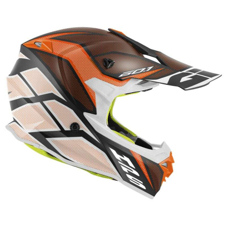 Casque moto cross Givi 60.1 INVERT Noir/Orange