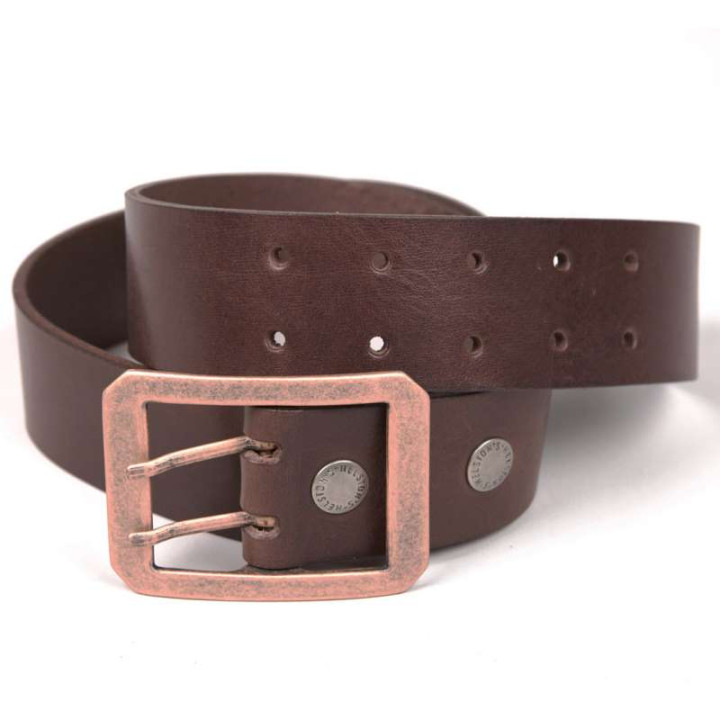 Ceinture cuir HELSTONS Double D