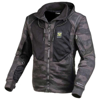 Blouson moto été Macna BREEZE Gris Foncé