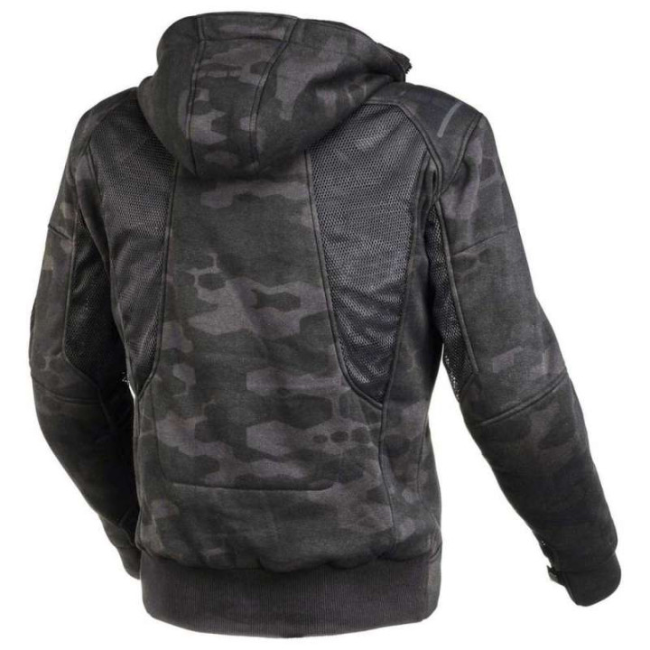 Blouson moto été Macna BREEZE Gris Foncé