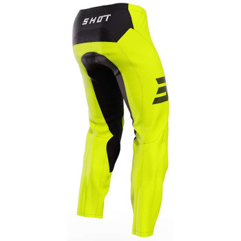 Pantalon moto cross Shot RAW ESCAPE Jaune