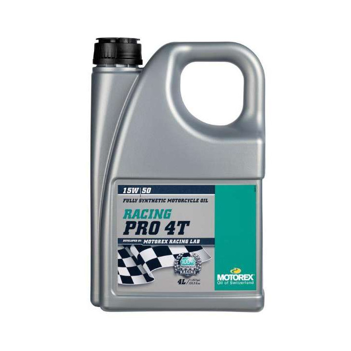 Huile moteur Motorex Racing Pro 4T 15w50 4 litres